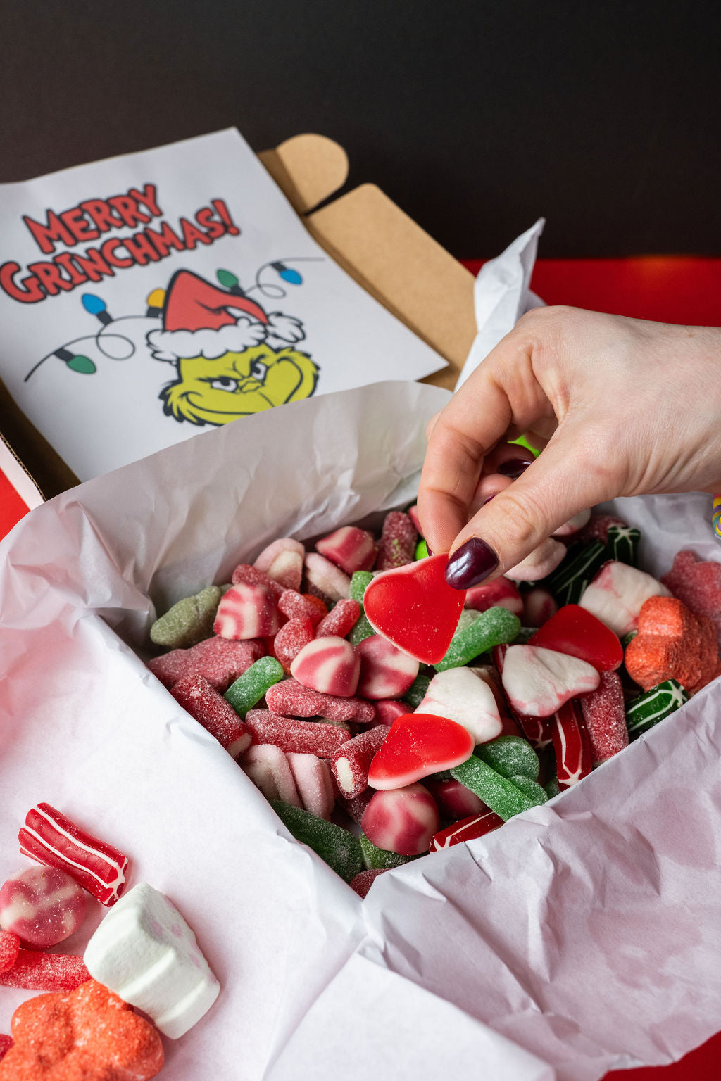 Grinchmas Letterbox Pick N Mix Box