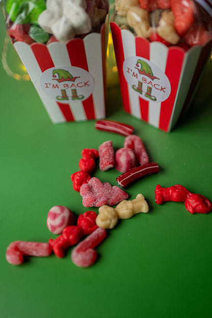 I'm Back Elf On the Shelf Popcorn Sweetie Box