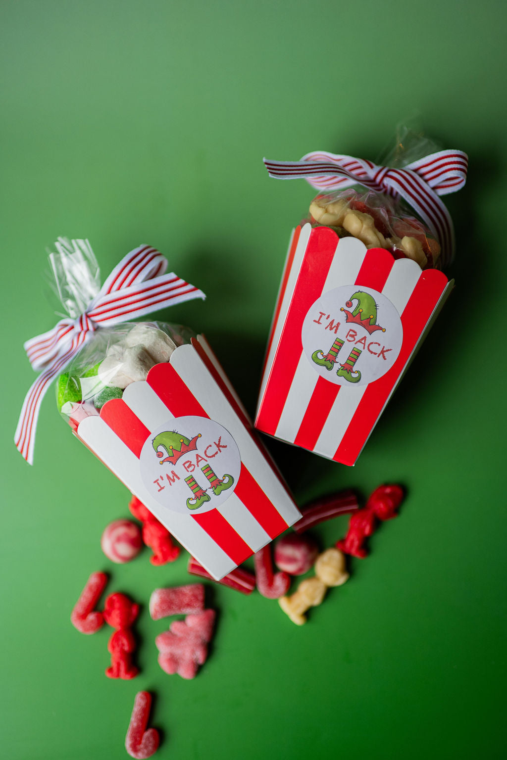 I'm Back Elf On the Shelf Popcorn Sweetie Box