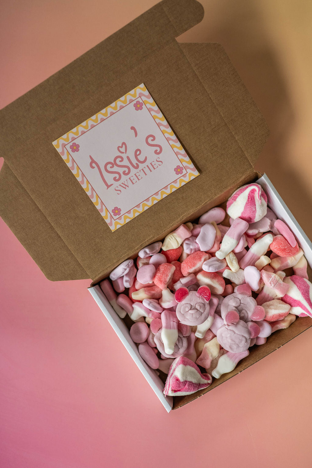 On Wednesdays, We Eat Pink Letterbox Sweetie Box