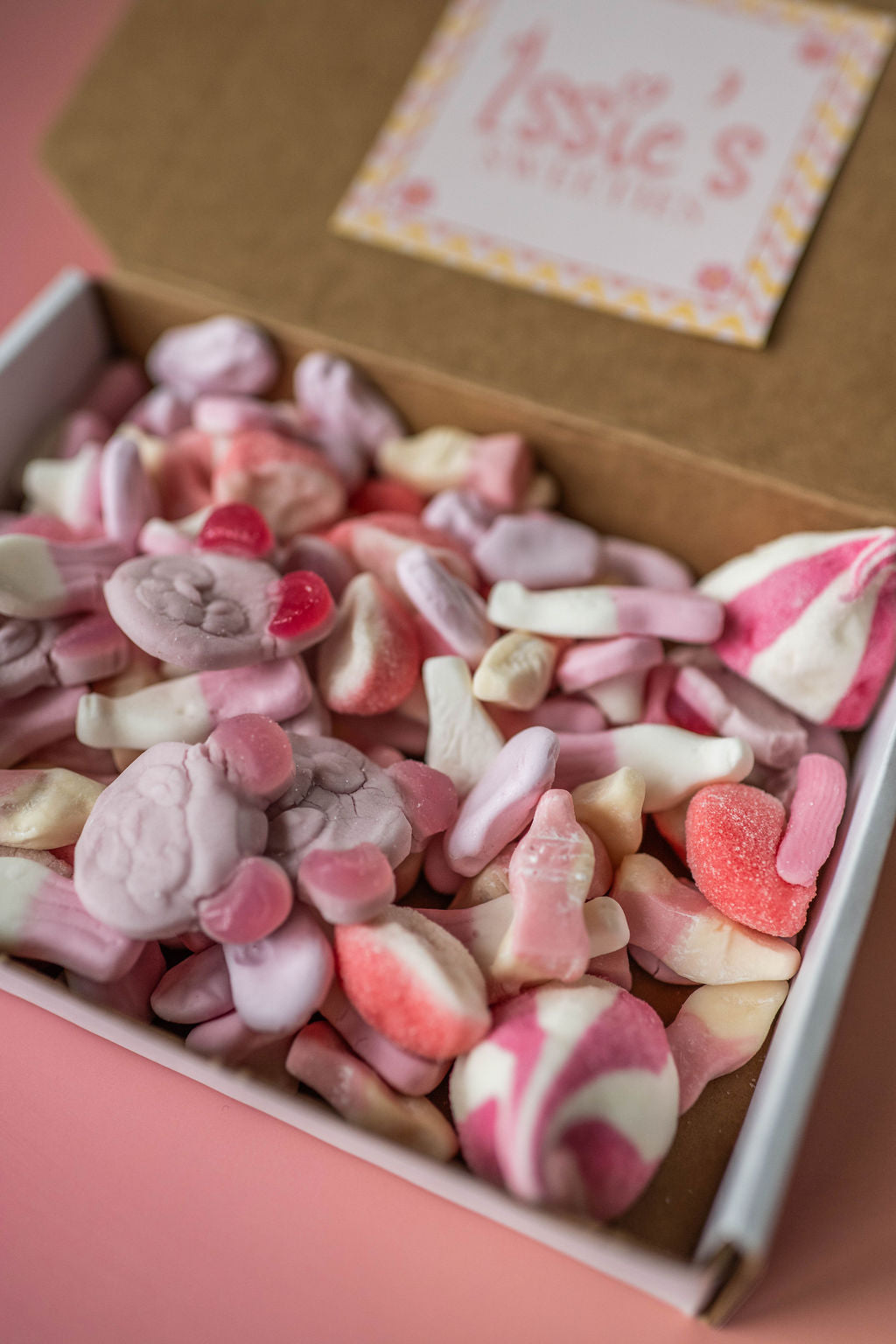 On Wednesdays, We Eat Pink Letterbox Sweetie Box